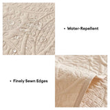 Water-Repellent Brushed Fabric All-Season Breathable Non-Slip Classic Couch Cover