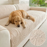 Water-Repellent Brushed Fabric All-Season Breathable Non-Slip Classic Couch Cover
