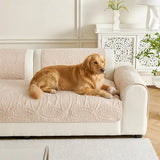 Water-Repellent Brushed Fabric All-Season Breathable Non-Slip Classic Couch Cover