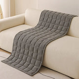 Herringbone Chenille Elegant Breathable Sofa Decoration One-Piece Non-slip Reinforced Couch Cover