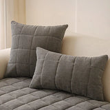 Herringbone Chenille Elegant Breathable Sofa Decoration One-Piece Non-slip Reinforced Couch Cover