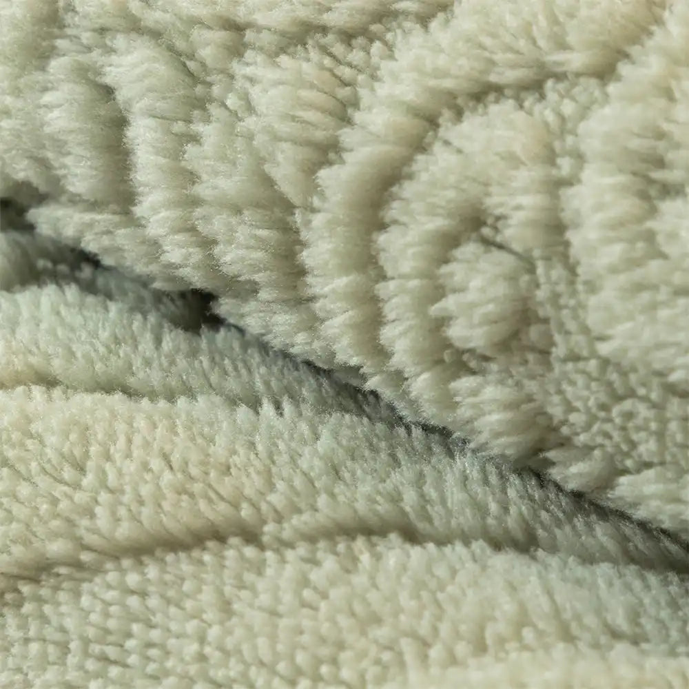 All Season Nordic Style Carved Plush Decorative Non-Slip Cozy Couch Cover