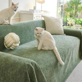 Soft and Waterproof Scratch-Resistant Non-Linting Throw Heavy-Duty Couch Cover