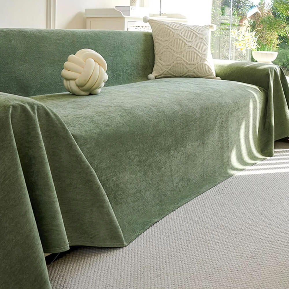 Soft and Waterproof Scratch-Resistant Non-Linting Throw Heavy-Duty Couch Cover