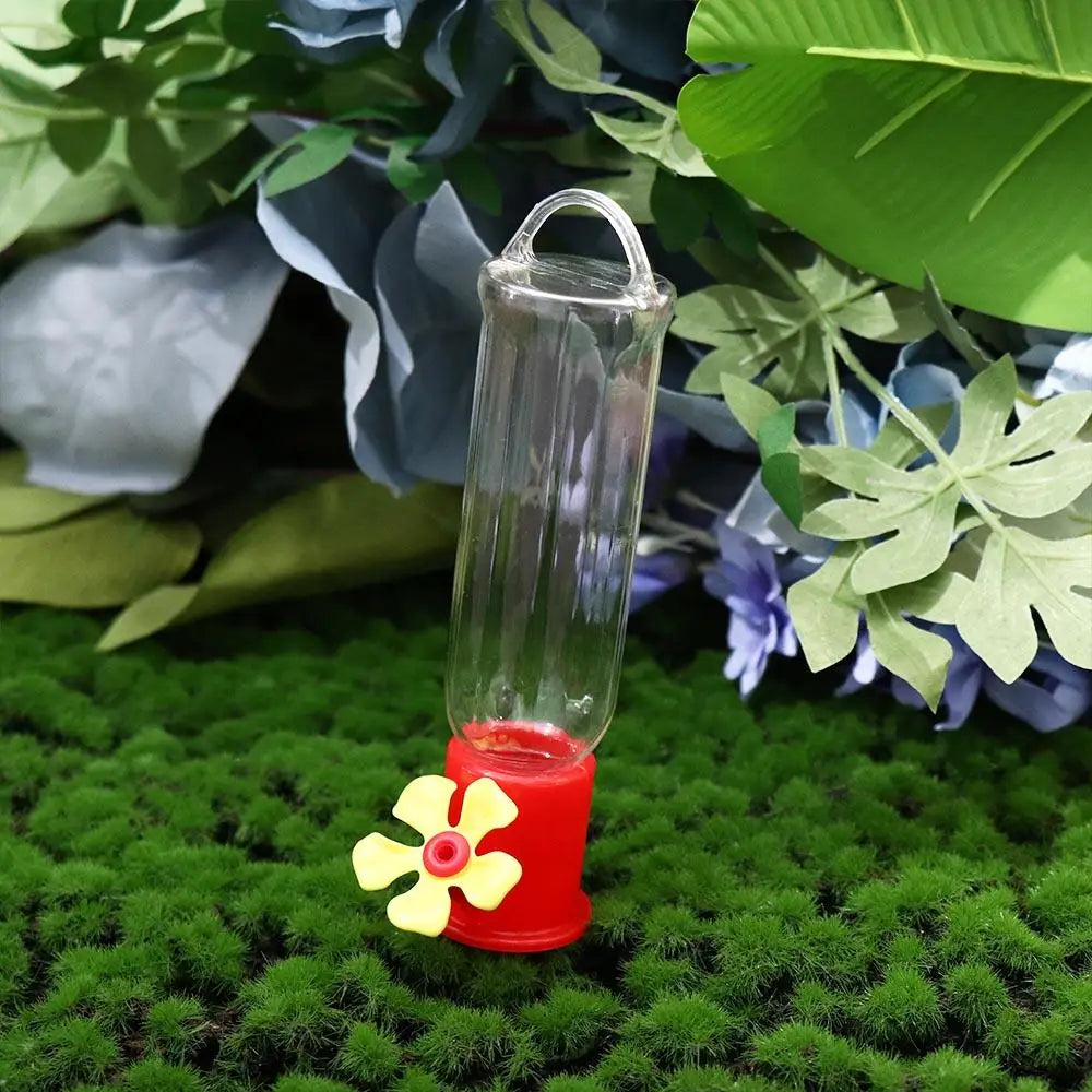 Garden Hummingbird Feeder | Durable Leak-Proof Plastic with Flower Ports 2