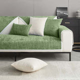 Waterproof Antimicrobial Simple Chenille Fabric Anti-scratch Elegant Couch Cover