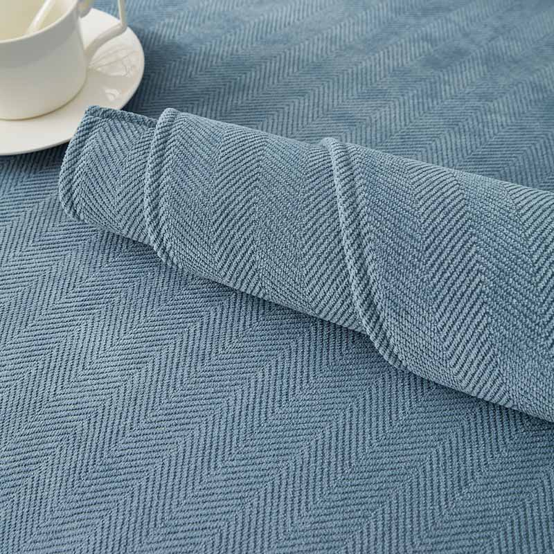 Herringbone Chenille Fabric Furniture Protector Plush Couch Cover