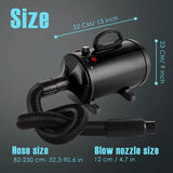 High Velocity Dog Dryer | Adjustable Heat Pet Blow Dryer | Efficient Quiet Grooming Tool 7