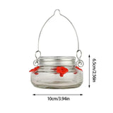 Hummingbird Feeder | Clear ABS Reservoir with Flower Ports | Elegant Outdoor Decor 2