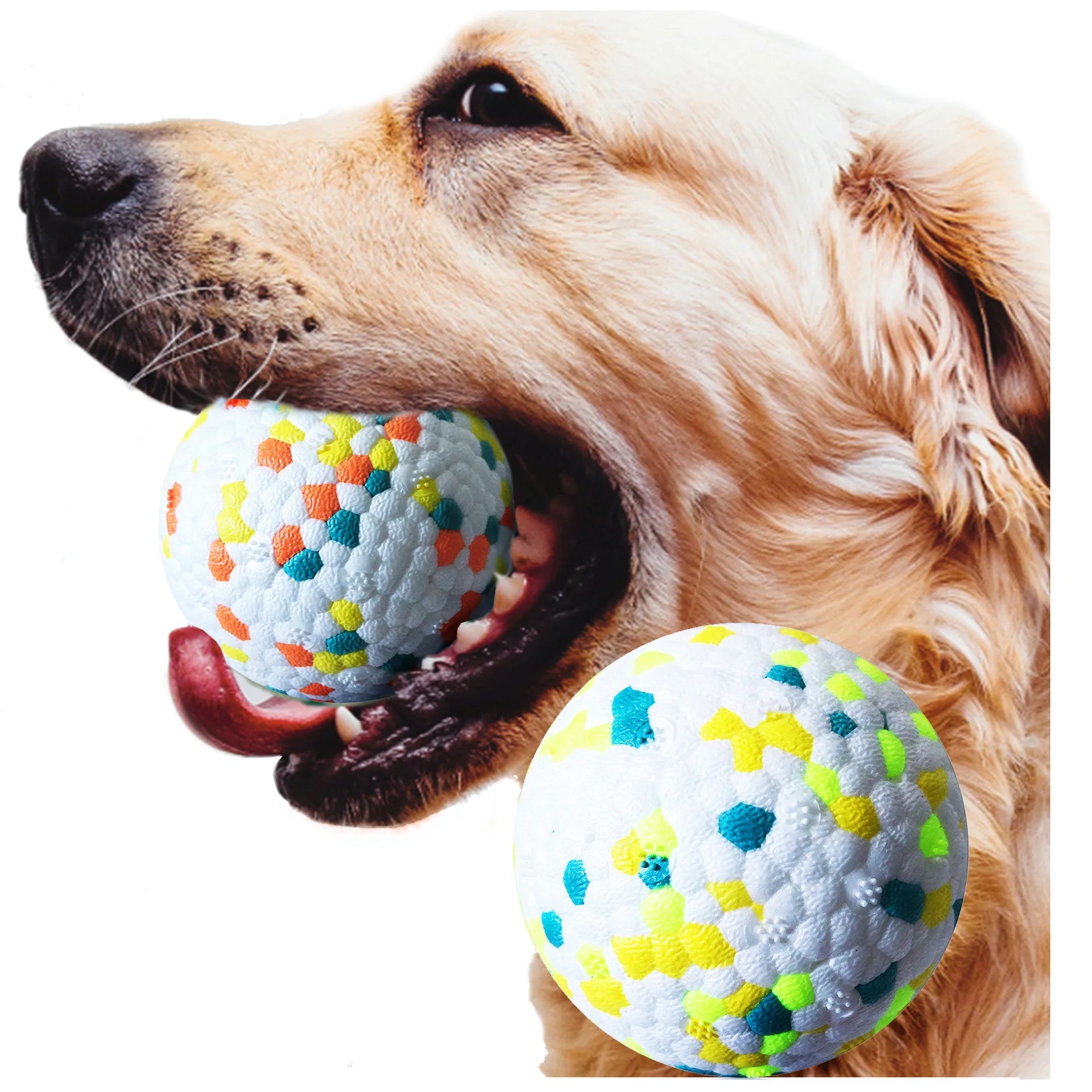 Indestructible Durable Rubber Dog Toy | Tough Chew-Resistant Ball for Aggressive Chewers 4