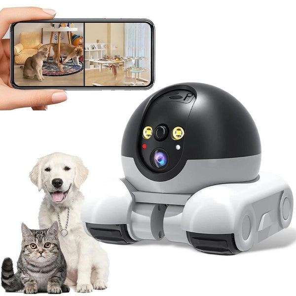Indoor Pet Camera | 1080P HD Mobile Dog and Cat Monitoring System | Interactive and Compact 0