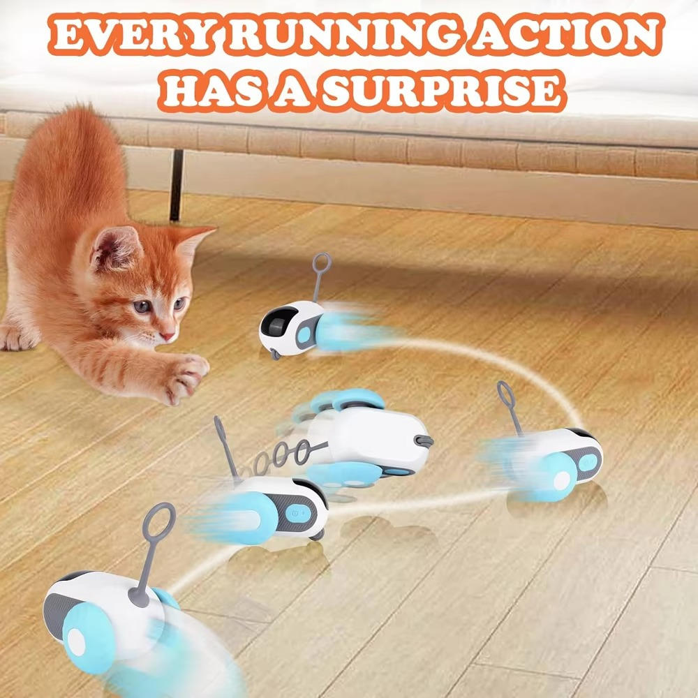 Interactive Cat Toy | Dual Mode Remote Control with Infrared Sensors | Fun and Engaging 1