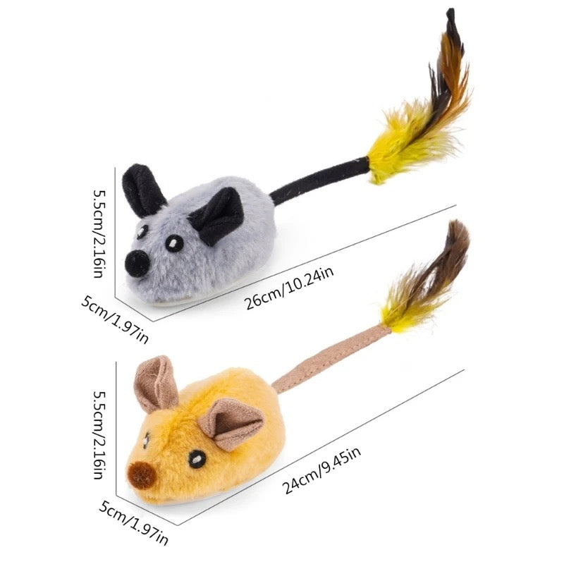 Interactive Cat Toy | Durable Mouse Simulation | Engaging & Stimulating Playtime 4