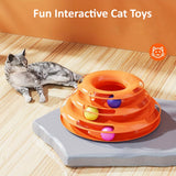 Interactive Cat Toy | Durable Three-Layer Activity Tower | Engaging Playtime 1
