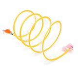 Interactive Cat Tunnel | Collapsible S-Type Design for Engaging Play 4