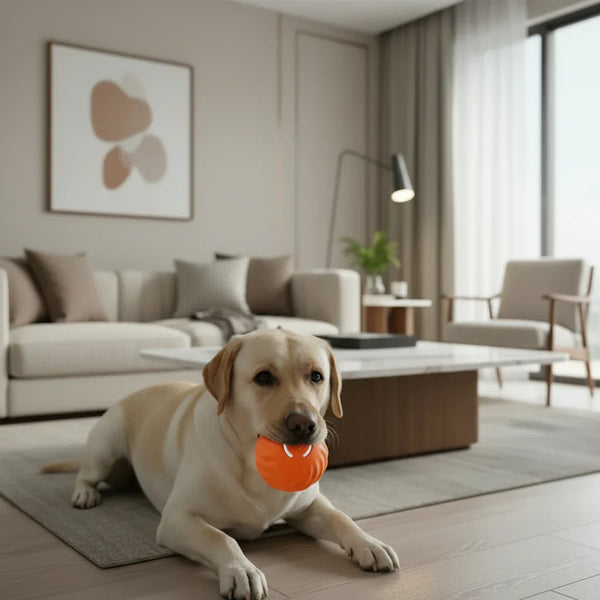 Interactive Dog Toy | Rubber Automatic Moving Ball | Engaging and Durable 0