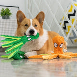 Interactive Plush Octopus Pet Toy | Soft Squeaky Dog and Cat Plaything 1