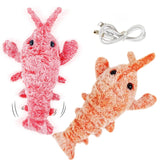 Interactive Plush Pet Toy | USB Rechargeable Jumping Shrimp for Cats and Small Dogs 5