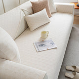 Jacquard Chenille Fabric Water-resistant & Oil-proof Plush Couch Cover