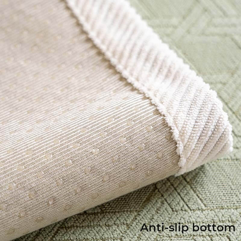 Jacquard Chenille Fabric Water-resistant & Oil-proof Plush Couch Cover
