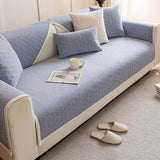 Jacquard Chenille Fabric Water-resistant & Oil-proof Plush Couch Cover