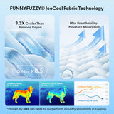 Large Dog Cooling Car Seat Bed | Comfortable Travel Bolster for Hot Weather 3