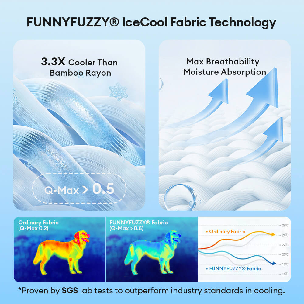 Large Dog Cooling Car Seat Bed | Comfortable Travel Bolster for Hot Weather 3