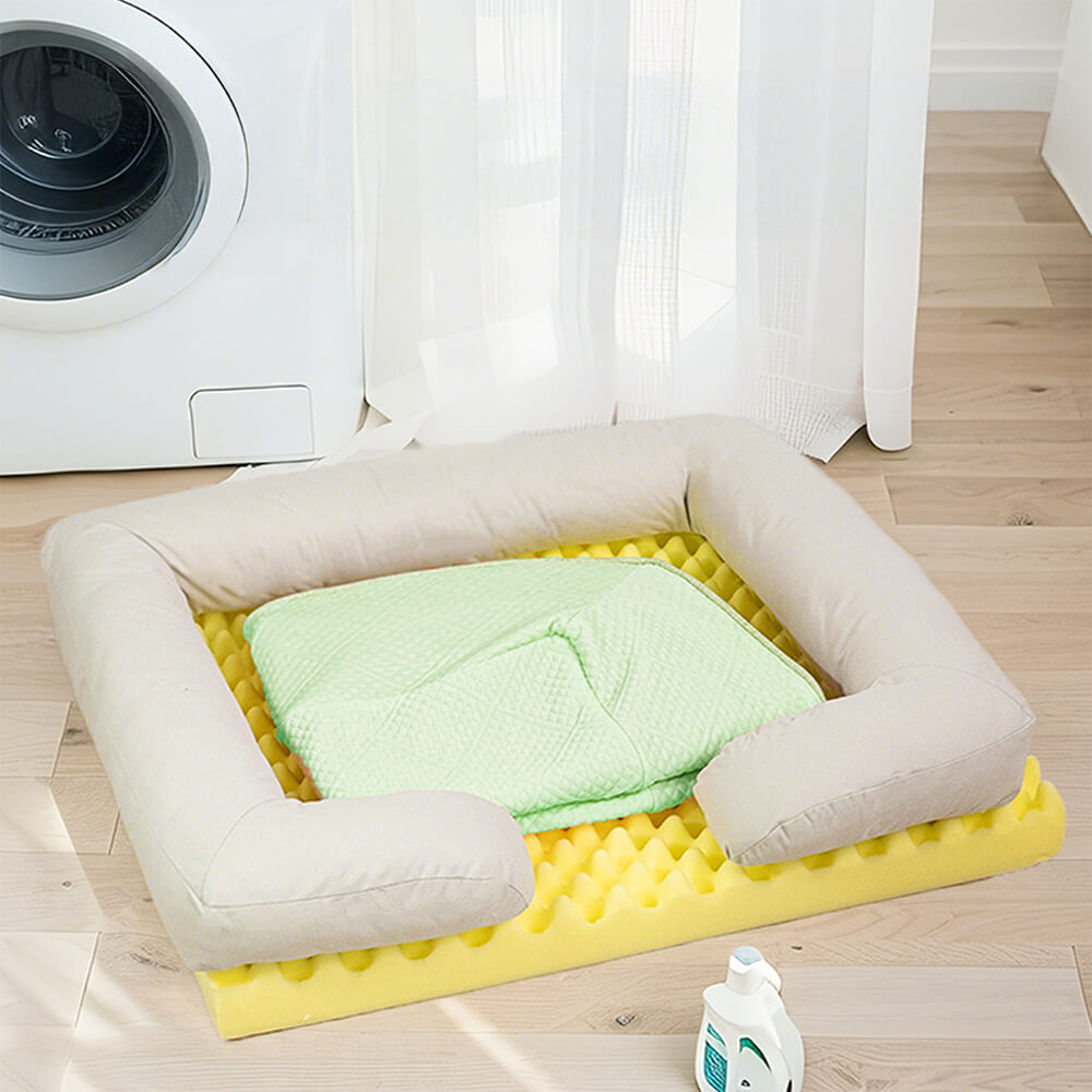 Large Dog Cooling Sofa Bed | Orthopedic Supportive Plush Design 7