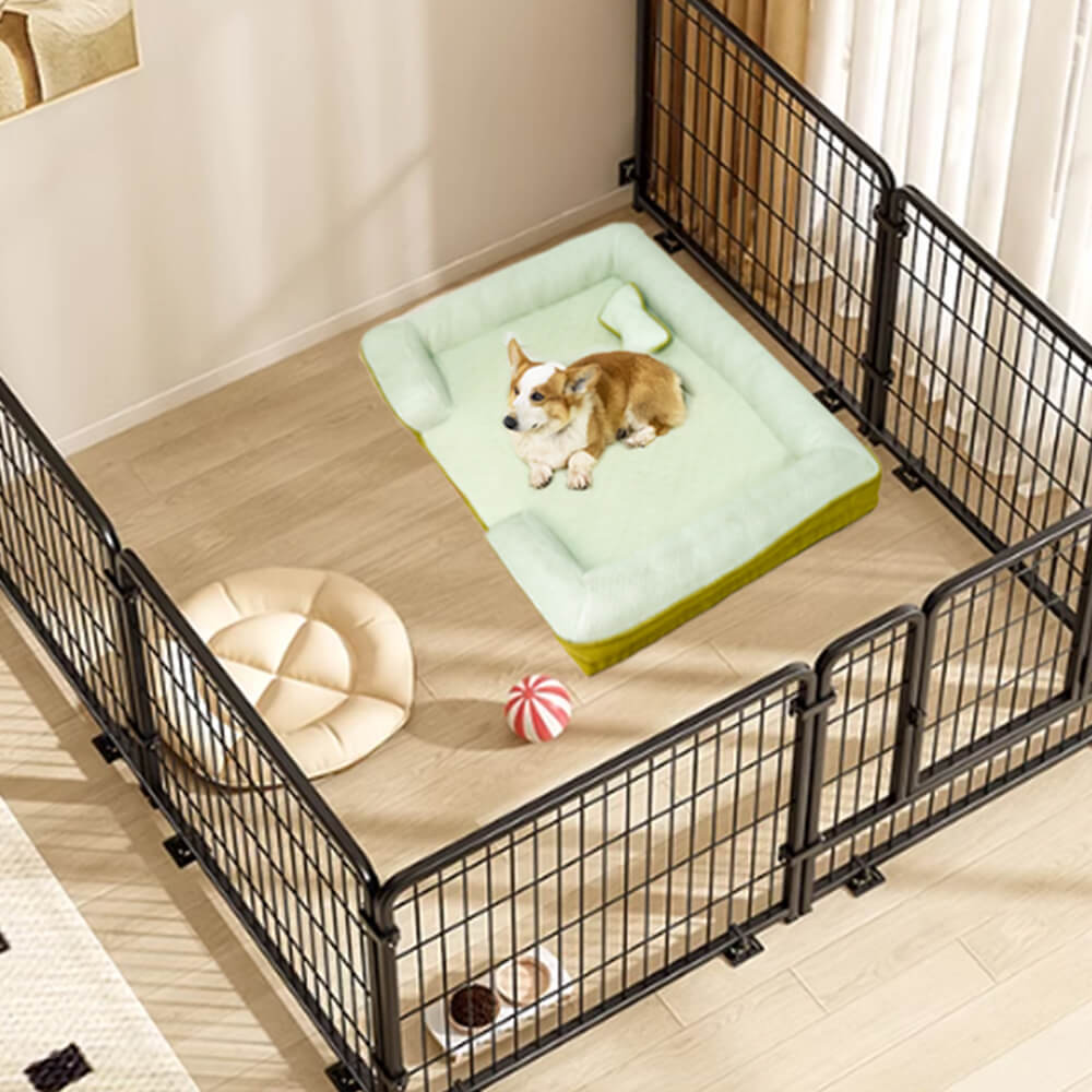 Large Dog Cooling Sofa Bed | Orthopedic Supportive Plush Design 8