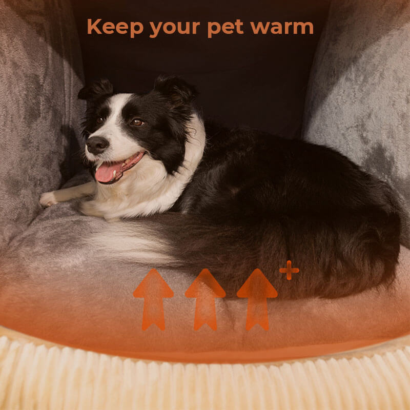 Large Dog Flannel Tent Bed | Cozy Detachable Insulated Design 5