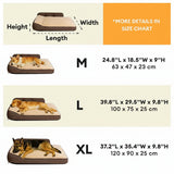 Large Orthopedic Terylene Dog Bed | Thick Supportive Washable Pillow for All Seasons 8