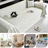 Leaf Pattern Cooling Ice Silk Sofa Protection Large Blanket Comfy Couch Cover