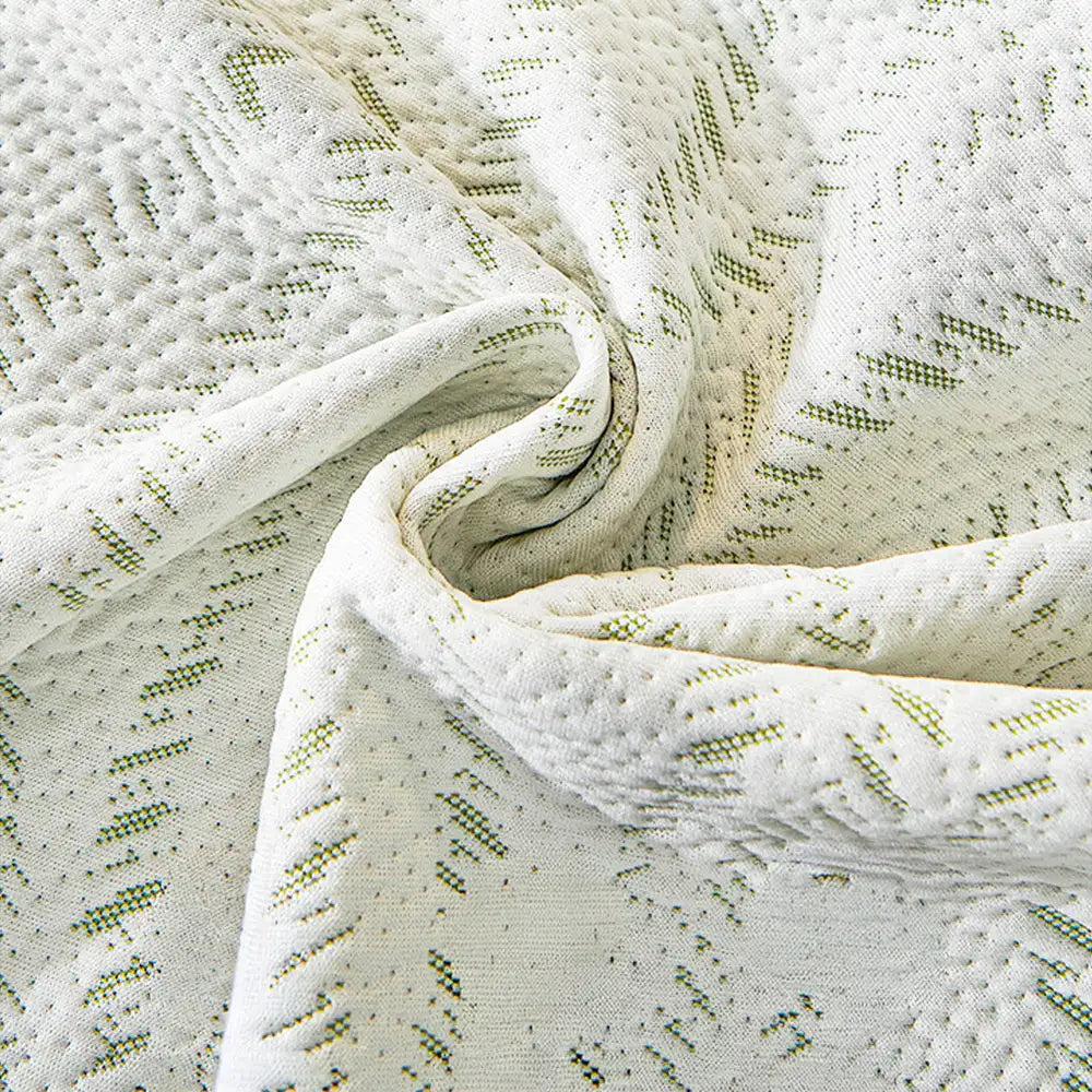 Leaf Pattern Cooling Ice Silk Sofa Protection Large Blanket Comfy Couch Cover