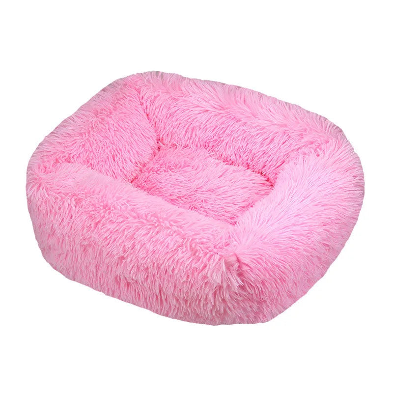 Luxury Long Plush Dog Bed | Washable Calming Kennel Mat for Small to XXL Dogs