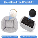 Luxury Long Plush Dog Bed | Washable Calming Kennel Mat for Small to XXL Dogs