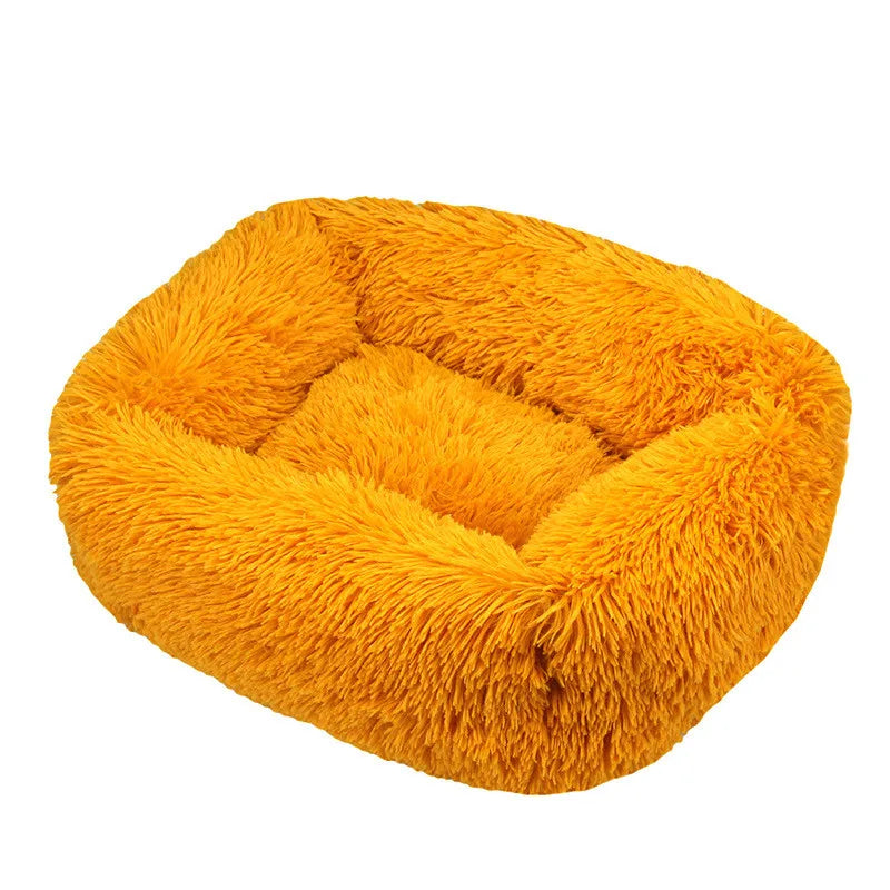 Luxury Long Plush Dog Bed | Washable Calming Kennel Mat for Small to XXL Dogs