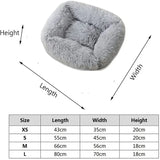 Luxury Long Plush Dog Bed | Washable Calming Kennel Mat for Small to XXL Dogs