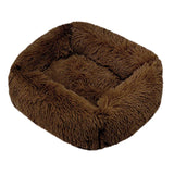 Luxury Long Plush Dog Bed | Washable Calming Kennel Mat for Small to XXL Dogs