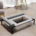 Mesh Elevated Dog Bed | Breathable Raised Pet Cot with Removable Pillow for Patio Sunbathing