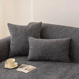 One-Piece Chenille Scratch-Resistant Durable Water-Repellent Non-Slip Stretch Couch Cover