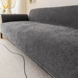 One-Piece Chenille Scratch-Resistant Durable Water-Repellent Non-Slip Stretch Couch Cover