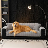 Waterproof One-Piece Cozy Flannel Sofa Protection Non-Slip Stretch Couch Cover