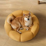 Orthopedic Dog Bed | Cozy Polyester Round Bed with Soft Neck Support for Comfort 1