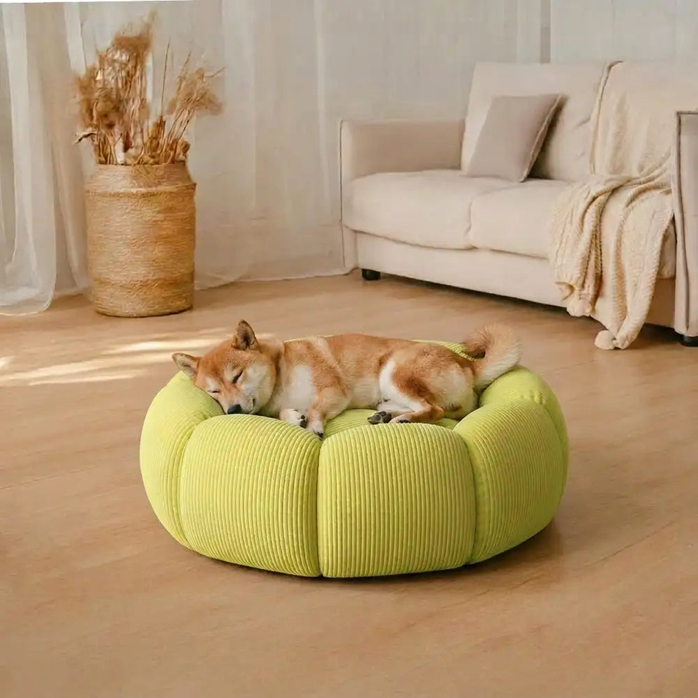 Orthopedic Dog Bed | Cozy Polyester Round Bed with Soft Neck Support for Comfort 3