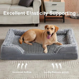 Orthopedic Dog Bed | Water-Repellent Plush Foam Pet Mattress | Supportive and Comfortable 2