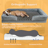Orthopedic Dog Bed | Water-Repellent Plush Foam Pet Mattress | Supportive and Comfortable 3