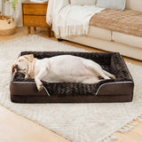 Orthopedic Dog Bed | Water-Repellent Plush Foam Pet Mattress | Supportive and Comfortable 9