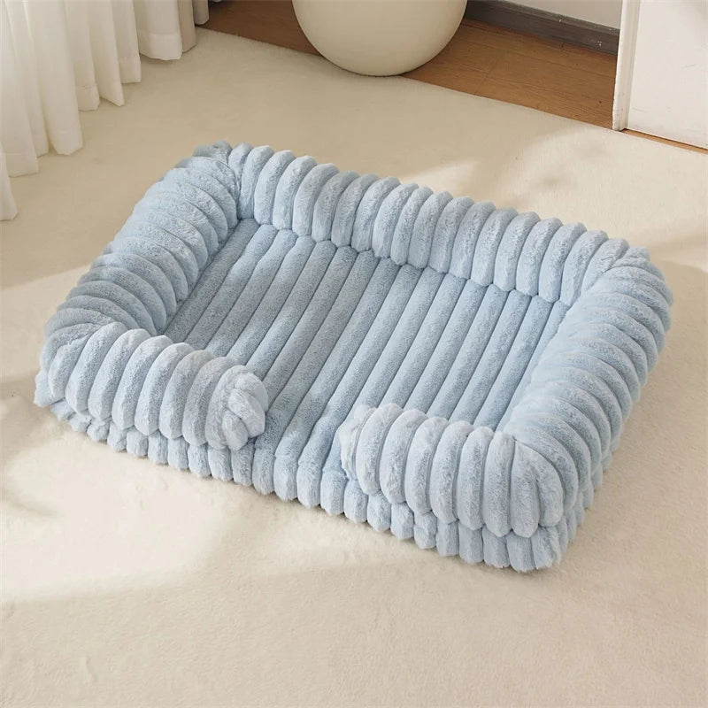 Orthopedic Memory Foam Dog Sofa | Calming Waterproof Bed with Removable Cover