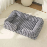 Orthopedic Memory Foam Dog Sofa | Calming Waterproof Bed with Removable Cover