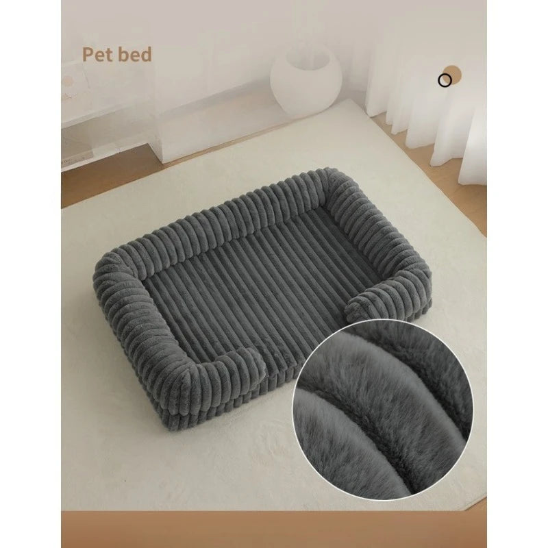 Orthopedic Memory Foam Dog Sofa | Calming Waterproof Bed with Removable Cover